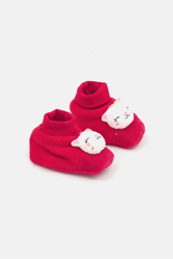 Sergent Major Toddlers Boy Textured Slipper Socks, Red