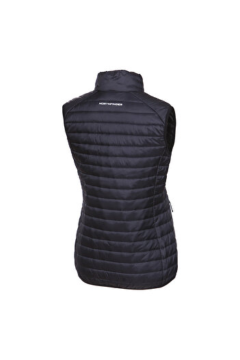 NORTHFINDER Women's insulated outdoor vest Samantha XL black
