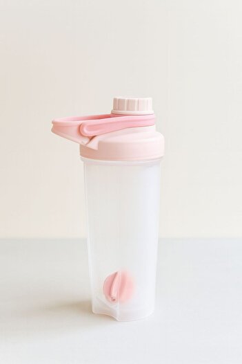 MDK Protein Shaker Bottle with Mixing Ball – 600ml Gym Water Bottle for Protein, Milo & Smoothies