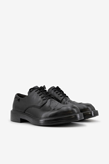 CAMPER Twins Leather Men's Black Shoes