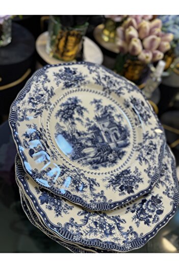 hediye Esterhomedecor 6-Piece Porcelain Serving Plate