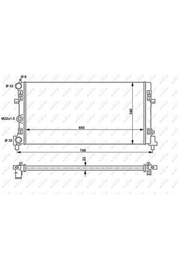 NRF Radiator, set filtre de schimb, Seat TOLEDO IV (KG3)