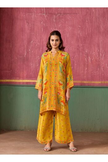 HashtagBe Bright Yellow Floral Co-ord Set