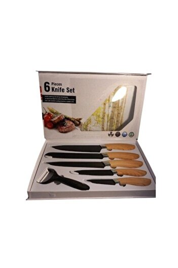 Eom Set 5 professional kitchen knives and vegetable/fruit peeler