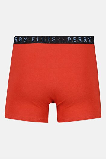Perry Ellis Men 3 Pack Brand Logo Boxer Briefs, Multicolor