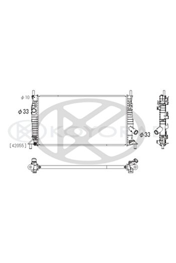 Koyorad Radiator, set filtre de schimb, Mazda 5 (CR)