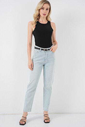 Hiccup Bdart, Snap Fastener, Sleeveless, Round Neck Bodysuit