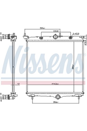 Nissens Radiator, set filtre de schimb, Peugeot 208 II (UB_, UP_, UW_, UJ_)
