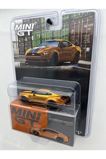 mini gt Lb-Works Ford Mustang lb Gold