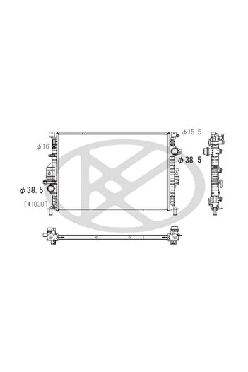 Koyorad Radiator, set filtre de schimb, Volvo V40 Cross Country (526)