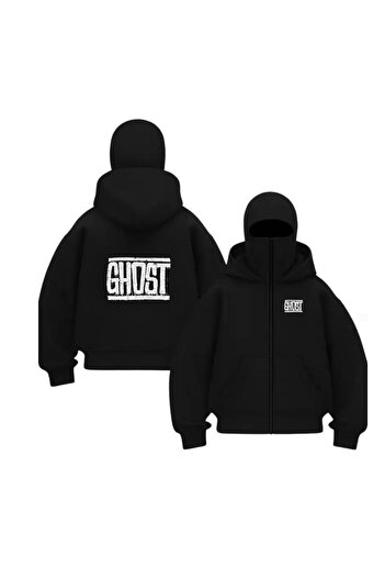 Touz Moda Φούτερ με κουκούλα Ninja με στάμπα Balaclava Streetwear