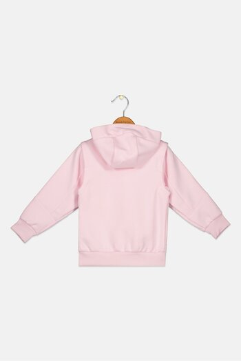 adidas Kids Girl Long Sleeves Outdoor Sweatshirt, Pink
