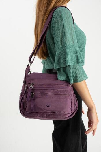 Baginn Women's Messenger Bag 26*21 cm Lightweight Polyamide Water Repellent Soft Fabric Crossbody Shoulder Bag