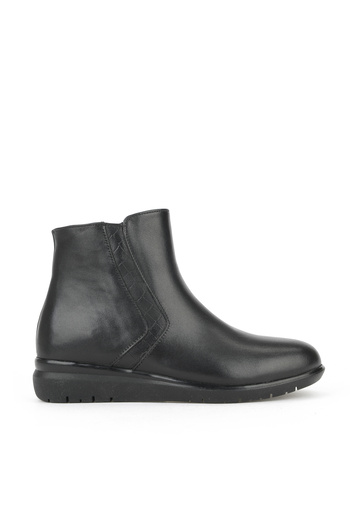 Ziya , Γυναικείες Μπότες Comfort από Γνήσιο Δέρμα 1531022Z7647 Μαύρο