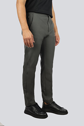 PAUL&SHARK Men's Regular Fit Normal Waist Straight Leg Khaki Trousers 15314091-025