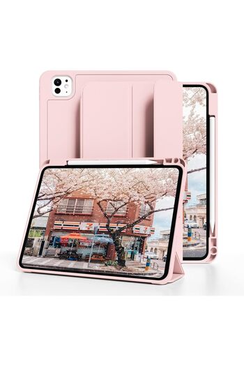 HYX Case for iPad Pro 13 Inch Case 2024 (M4, 7th Generation) with Pencil Holder, Soft TPU Back Shell