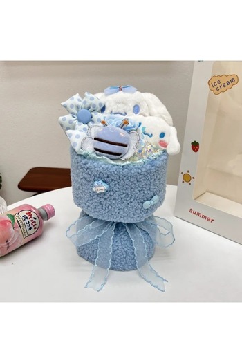 choice2 8 Sanrio Hello Kitty Bouquet Cute Cartoon Plush Doll Flower Cinnamoroll Kuromi My Melody Toys Flowe.