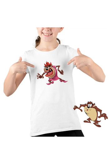 OEM Kids Girls Tasmanian She-Devil Taz Devil T-Shirt