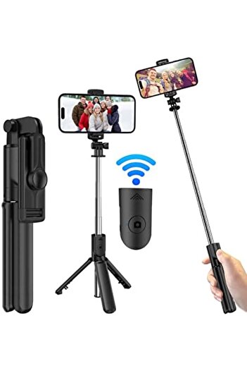 STOREMAX Polysight Selfie Stick, 3 in 1 Selfie Stick, 360 °   Selfie Stick 14/14Pro Max/ 13/12/11/Pro Ma