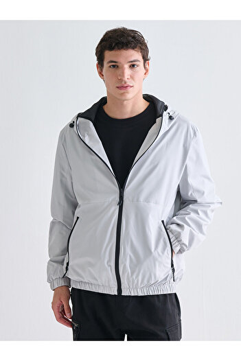 LC Waikiki Ozmarka New Season Standard Fit Hooded Men's Raincoat