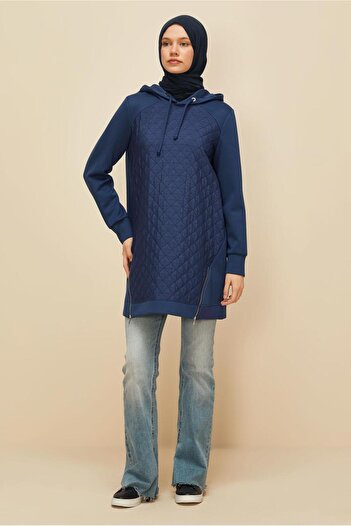 Alvina Hooded Sweatshirt Tunic 45181