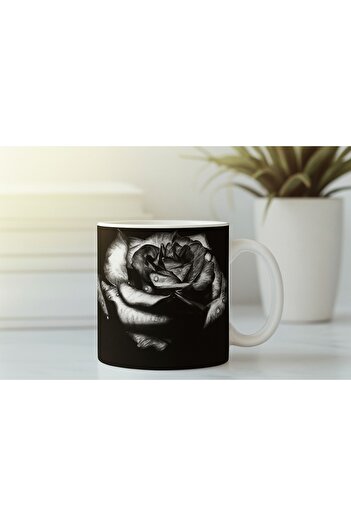 irişka Mug Cup Illustrated Mug Postcard 9X8.5 cm