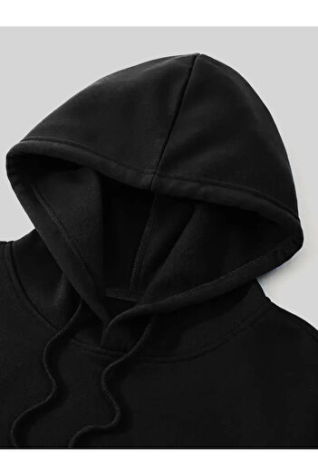 ibibik moda "I'M FINE" Yazılı Gotik Erkek Hoodie Takımı