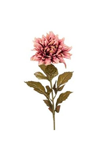 SHOPIENS Artificial Flower Dahlia Pink Beige 70 cm