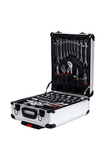 Generic 187-Piece Professional Tool Set With Aluminum Box Multicolour