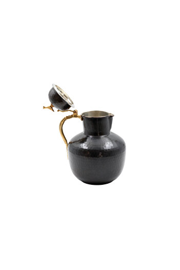 ANTEPSEPETİ Antique Copper Jug with Bird Motif
