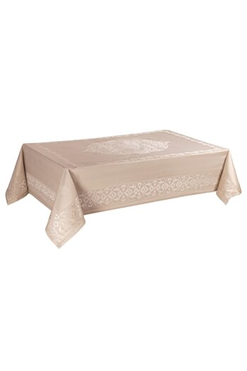Valentini Bianco Tablecloth Valentini Bianco, Beige, size 150x220cm, Gold Etamin Model