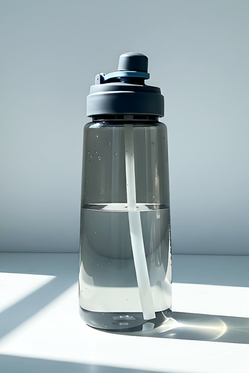 Bisbell 2L Big Sport Water Bottle with Straw | BPA-Free | Gym Office Hydration Jug,BB4053