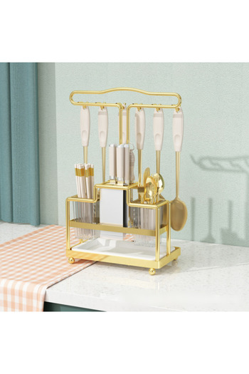 Trendy's Kitchen organizer, TRENDY'S, gold 29X18X42.5 CM