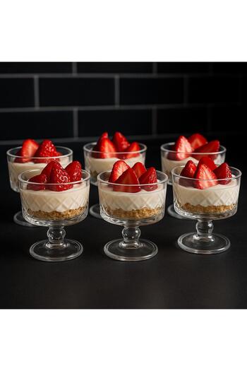 Noah Exclusive 6-Piece Footed Magnolia Bowl-Ice Cream Bowl