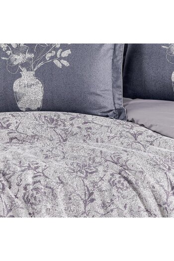 Hobby home collection Bolera Gray - Double Satin Duvet Cover Set