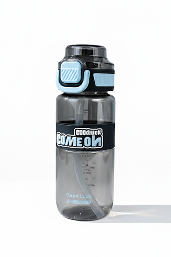 Bisbell 650ml Sport Water Bottle with Straw | BPA-Free | Leakproof Gym & Outdoor,BB4028