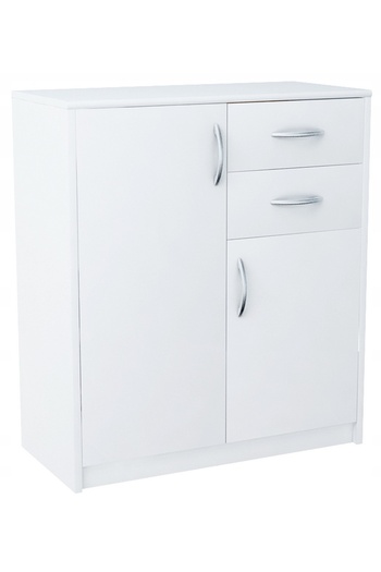 Other Chest of drawers 2D2S WHITE cabinet drawers shelf