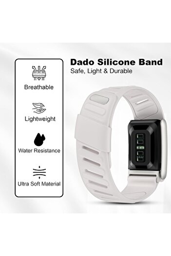 Specton Silicone Sport Band Compatible with WHOOP 5.0, One, Peak, and Life Fitness Tracker
