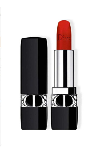 Dior Rouge Dior Refillable Lipstick 999 Velvet Red