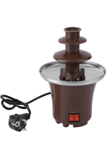 TodayShop Mini portable electric chocolate fountain with 3 levels for parties and events