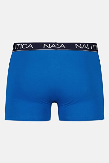 Nautica Men 3 Piece Brand Logo Boxer Brief, Multicolor