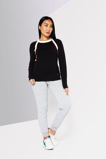 Scuderia Ferrari Women Sportswear Fit Long Sleeve Outdoor Sweatshirts, Black