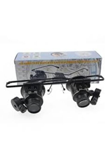 dalimag Precision Watchmaker Glasses with LED Light and 20X Magnification