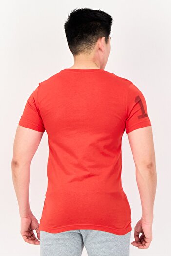 Puma x One8 Men Sportswear Fit Short Sleeve Outdoor T-Shirt, Red