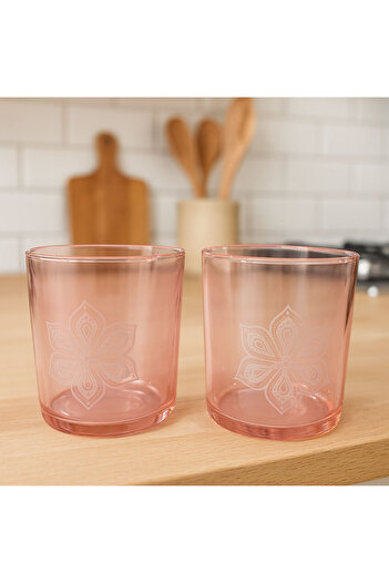 SİHİRLİ AYAKLAR 6-Piece Colorful Water Glass Colorful Soft Drink Glass 330 ml 9X8.5 cm