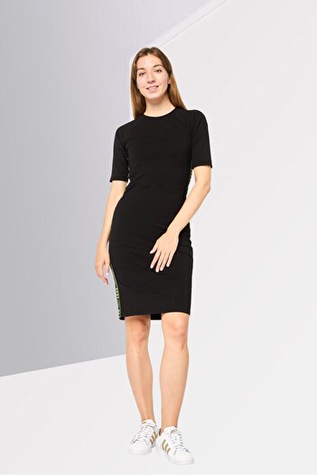 Dkny Women Sportswear Fit Short Sleeves Outdoor Dress, Black