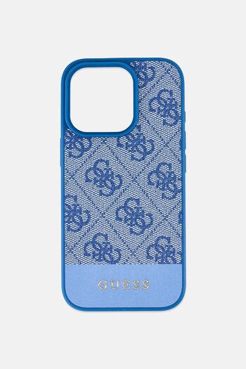Guess iPhone 16 Pro Brand Logo Protective Case, Blue