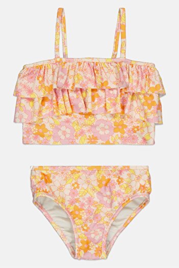 GAP Toddlers Girl Floral Print Top And Bottom Set, Multicolor