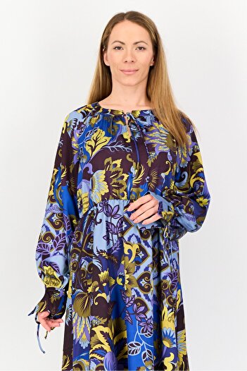ORSAY Women Floral Print Midi Dress, Multicolor