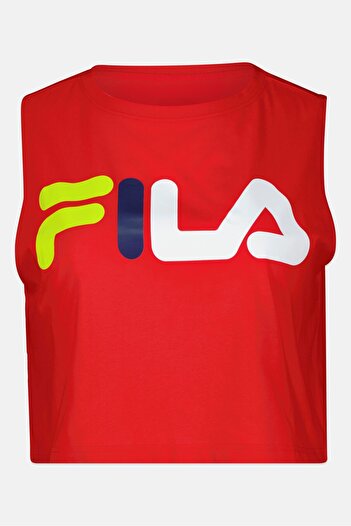 FILA Women Plus Size Brand Logo Sleeveless Outdoor Tank Top, Red